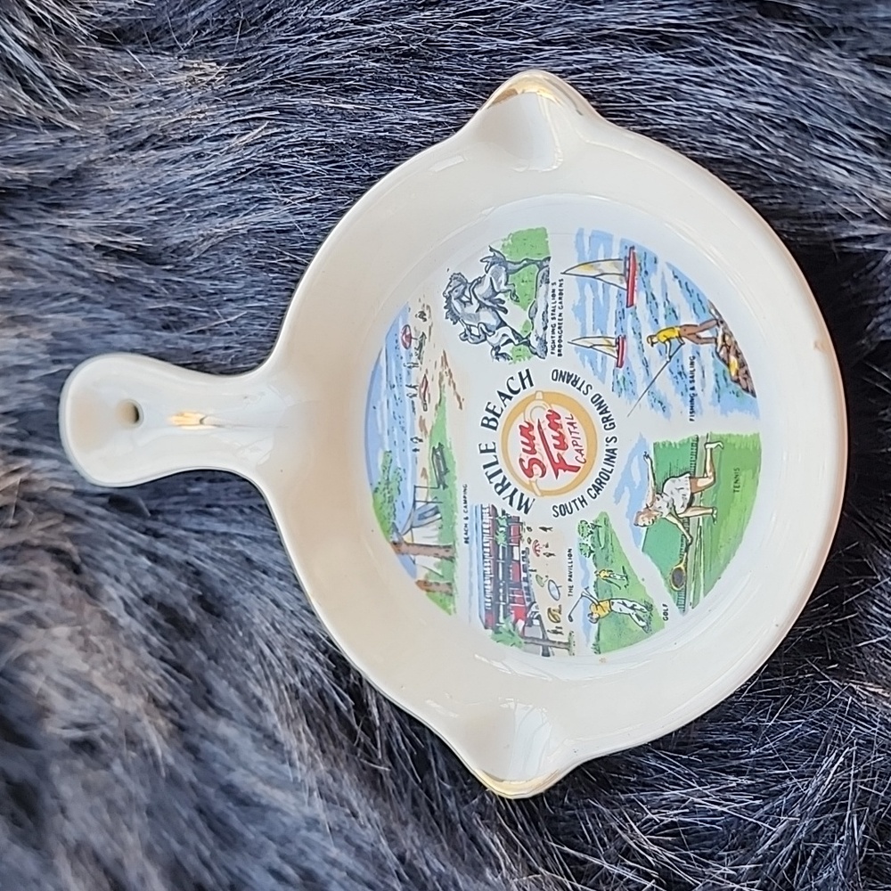 MYRTLE  BEACH ⛱️  SUN FUN CAPITAL CERAMIC  TRIVET.